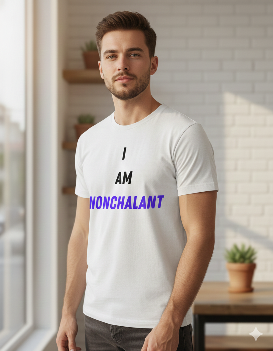 Nonchalant Printed Oversized/Regular Unisex T-Shirt
