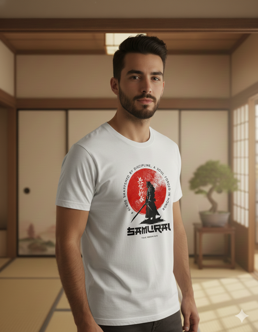 Unisex Japanese Samurai Warrior Oversized/Regular T-Shirt