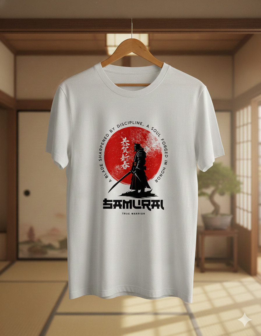 Unisex Japanese Samurai Warrior Oversized/Regular T-Shirt