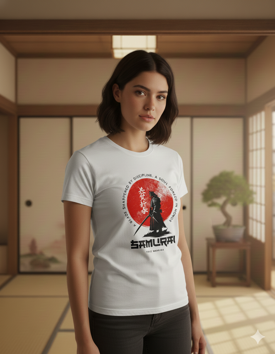 Unisex Japanese Samurai Warrior Oversized/Regular T-Shirt